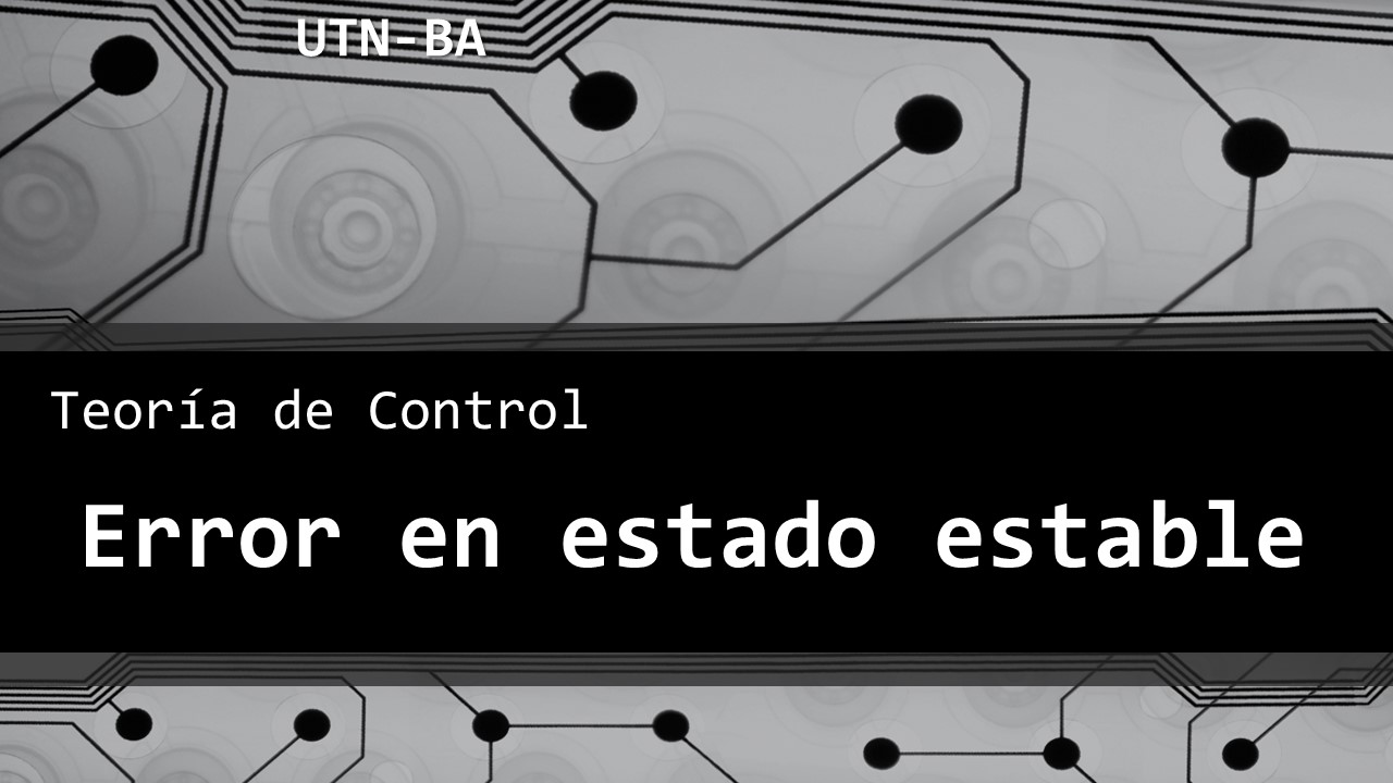 Error en estado estable